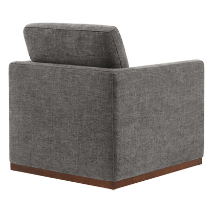 CHITA LIVING-Henry Modern Swivel Accent Chair-Accent Chair-Fabric-Fossil Grey-