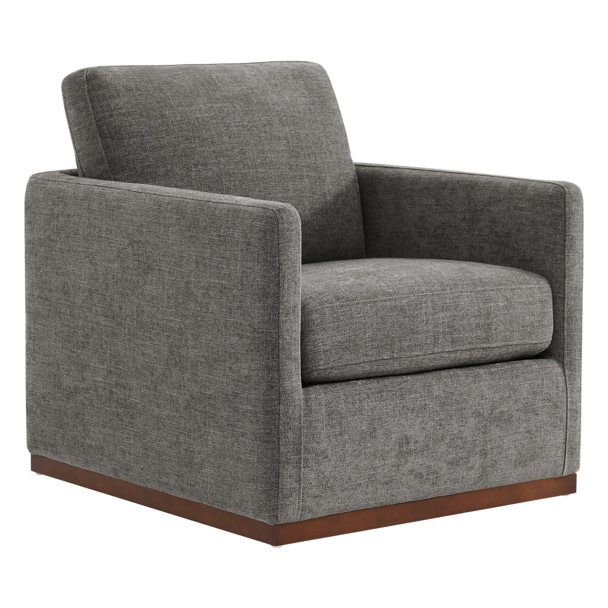 CHITA LIVING-Henry Swivel Accent Chair-Accent Chair-Fabric-Fossil Grey-