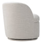 CHITA LIVING-Jolie Boucle Swivel Accent Chair-Accent Chair-Fabric-Cream-