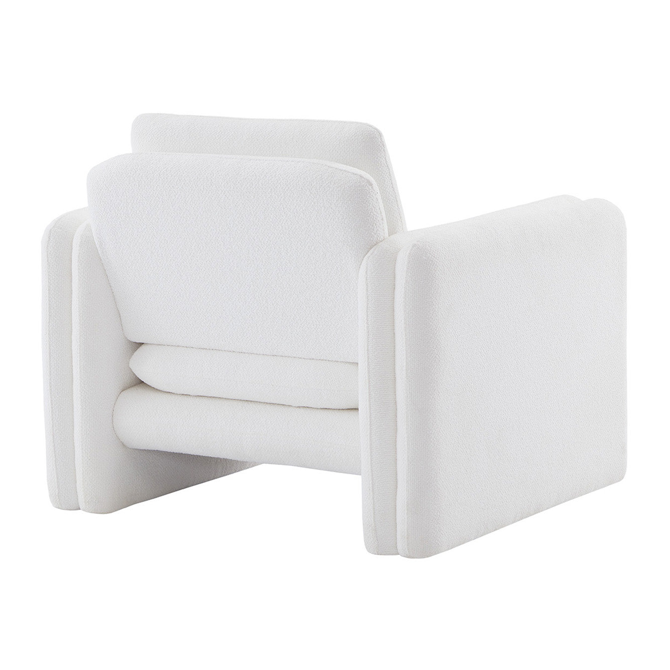 CHITA LIVING-Kallen Modern Lounge Armchair-Accent Chair-White--