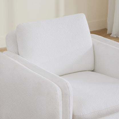 CHITA LIVING-Kallen Modern Lounge Armchair-Accent Chair-White--