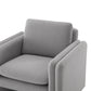 CHITA LIVING-Kallen Modern Lounge Armchair-Accent Chair-White--