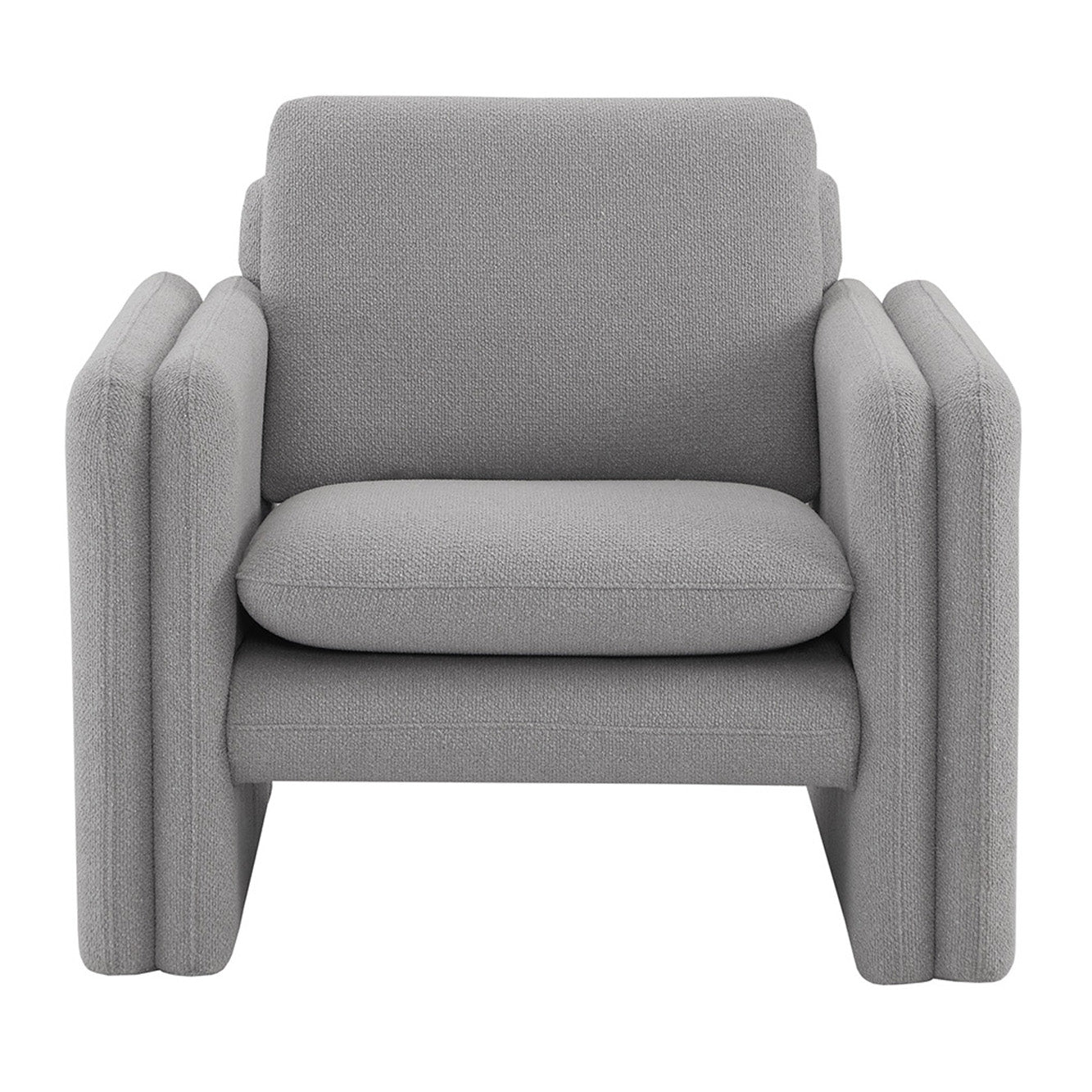 CHITA LIVING-Kallen Modern Lounge Armchair-Accent Chair-Grey--
