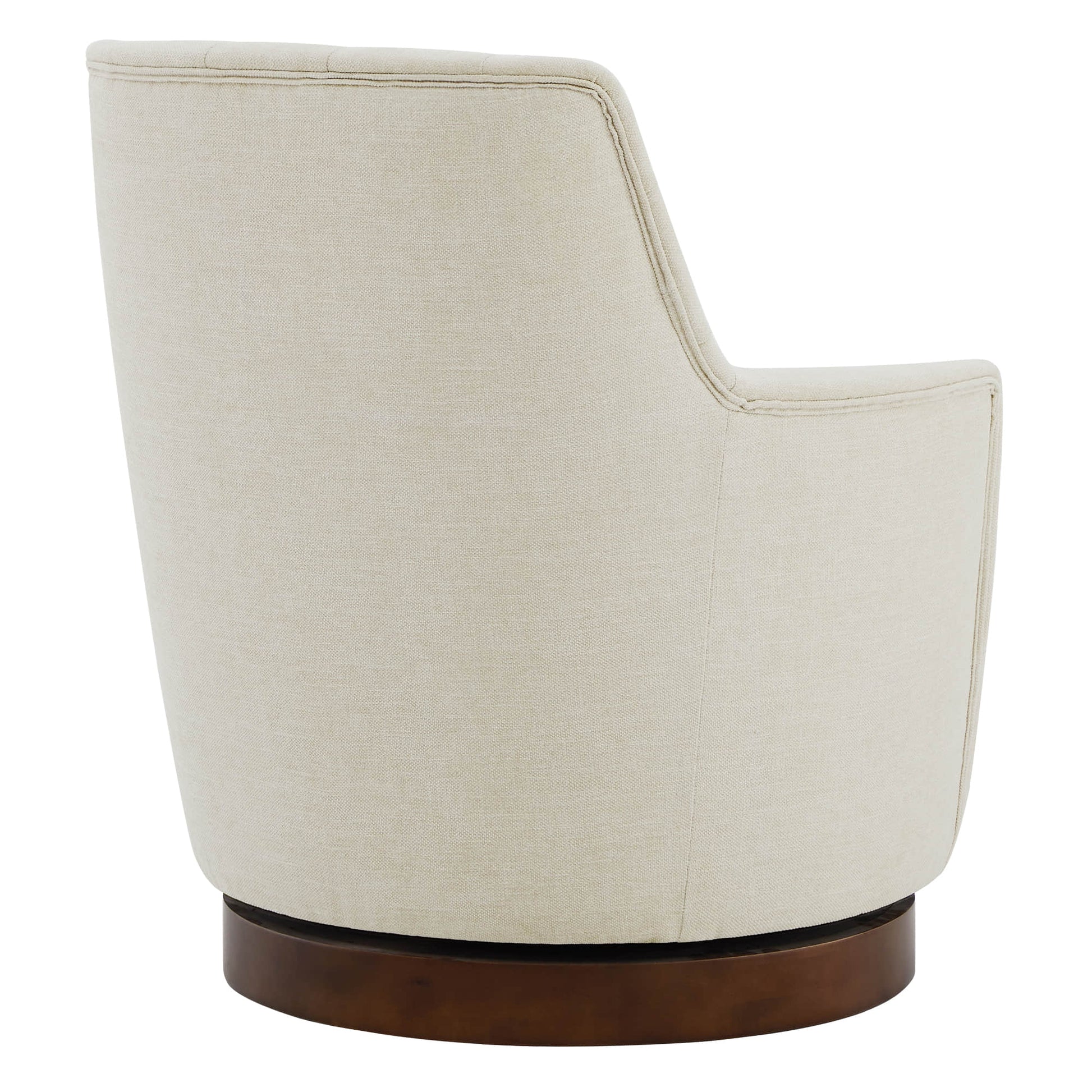 CHITA LIVING-Lindy Tufted Swivel Accent Chair-Accent Chair-Fabric-Linen-