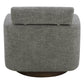 CHITA LIVING-Luna Swivel Accent Chair With Adjustable Backrest-Accent Chair-Fabric-Pebble Gray-