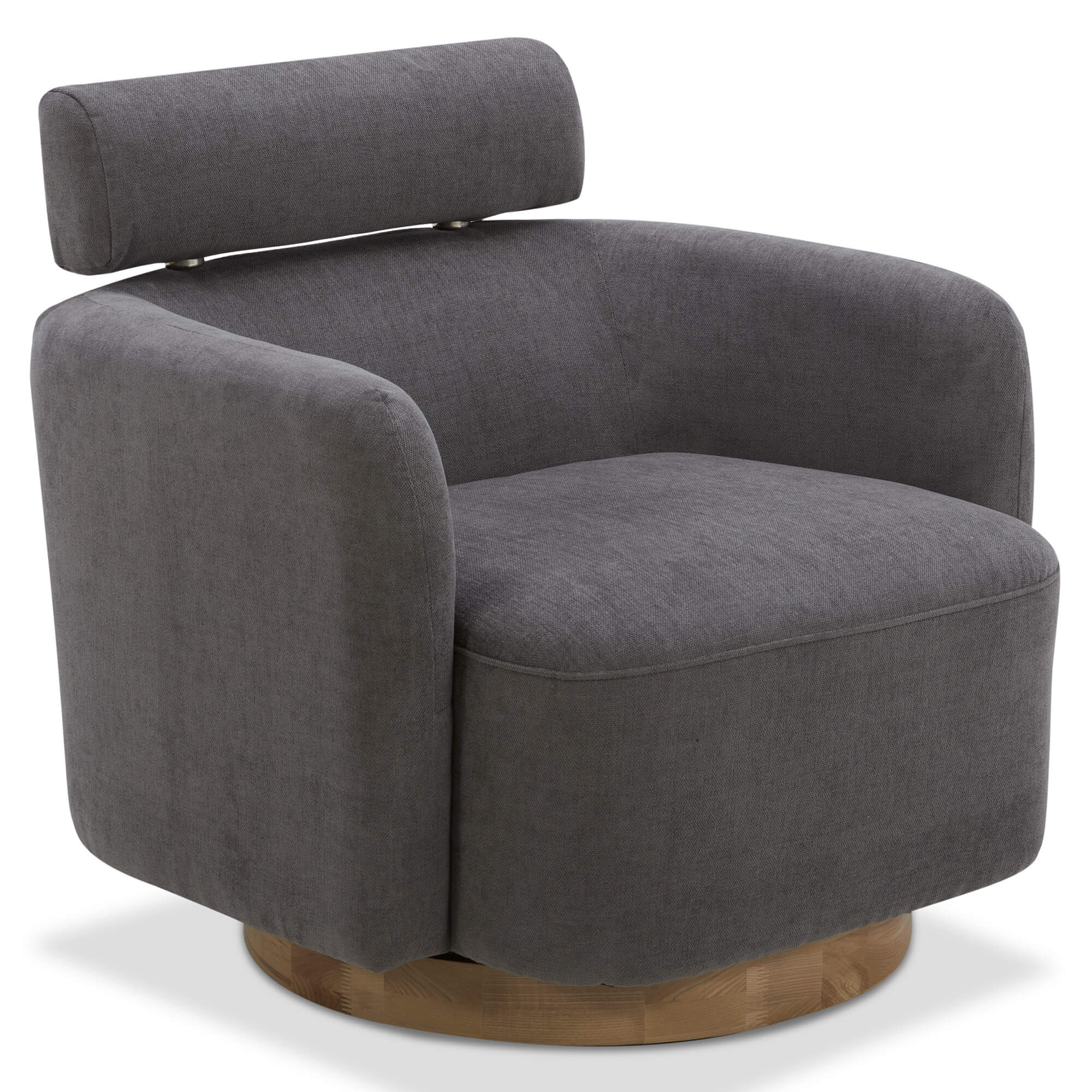 Luna Swivel Accent Chair Adjustable Backrest for Custom Comfort CHITA LIVING