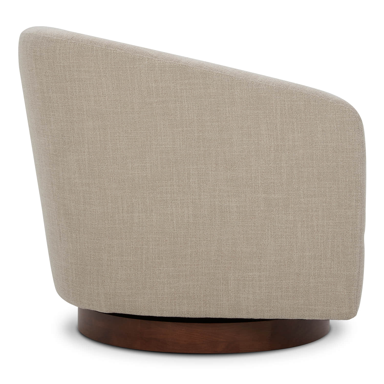 CHITA LIVING-Wren Modern Swivel Accent Chair-Accent Chair-Fabric-Flax Beige-