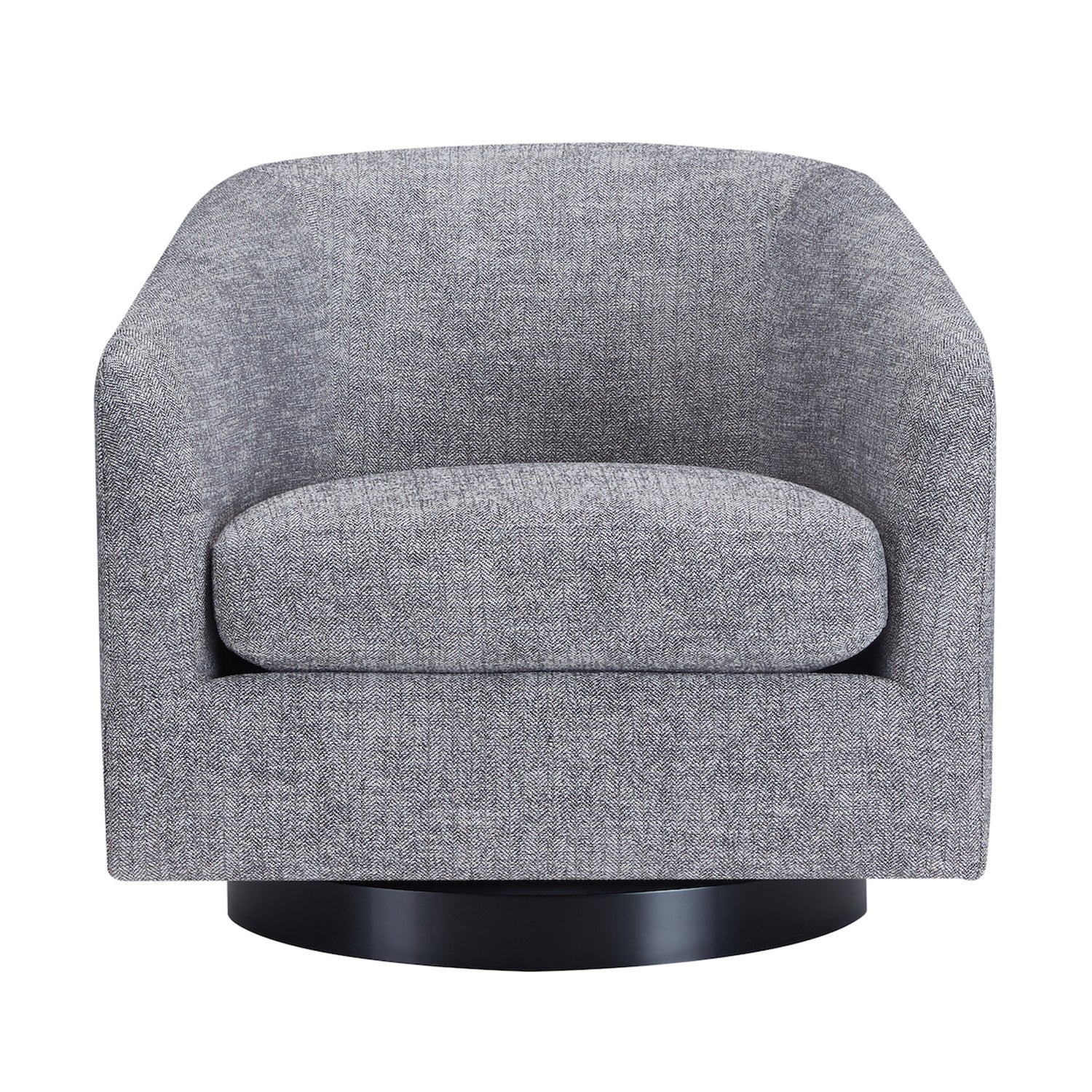 CHITA LIVING-Wren Modern Swivel Accent Chair-Accent Chair-Fabric-Light Gray-