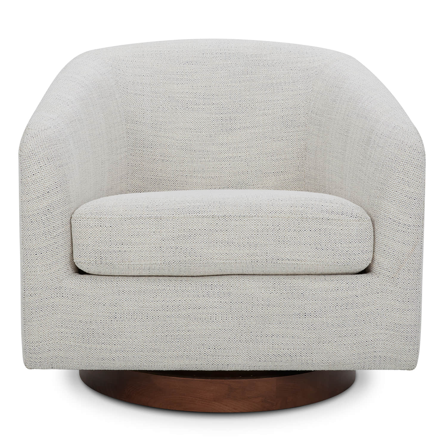 CHITA LIVING-Wren Modern Swivel Accent Chair-Accent Chair-Fabric-Ivory-