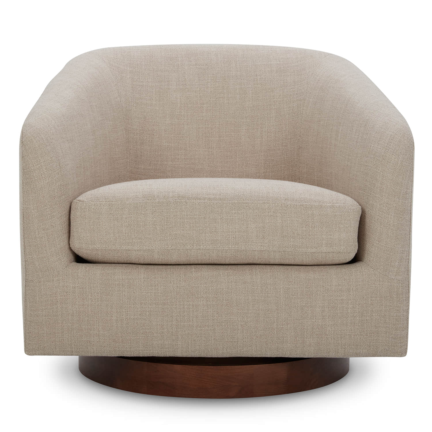 CHITA LIVING-Wren Modern Swivel Accent Chair-Accent Chair-Fabric-Light Gray-