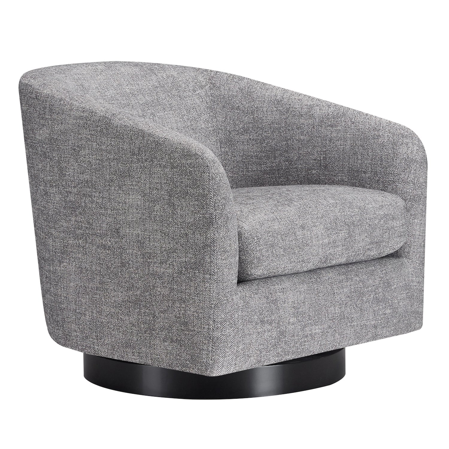 CHITA LIVING-Wren Modern Swivel Accent Chair-Accent Chair-Fabric-Light Gray-