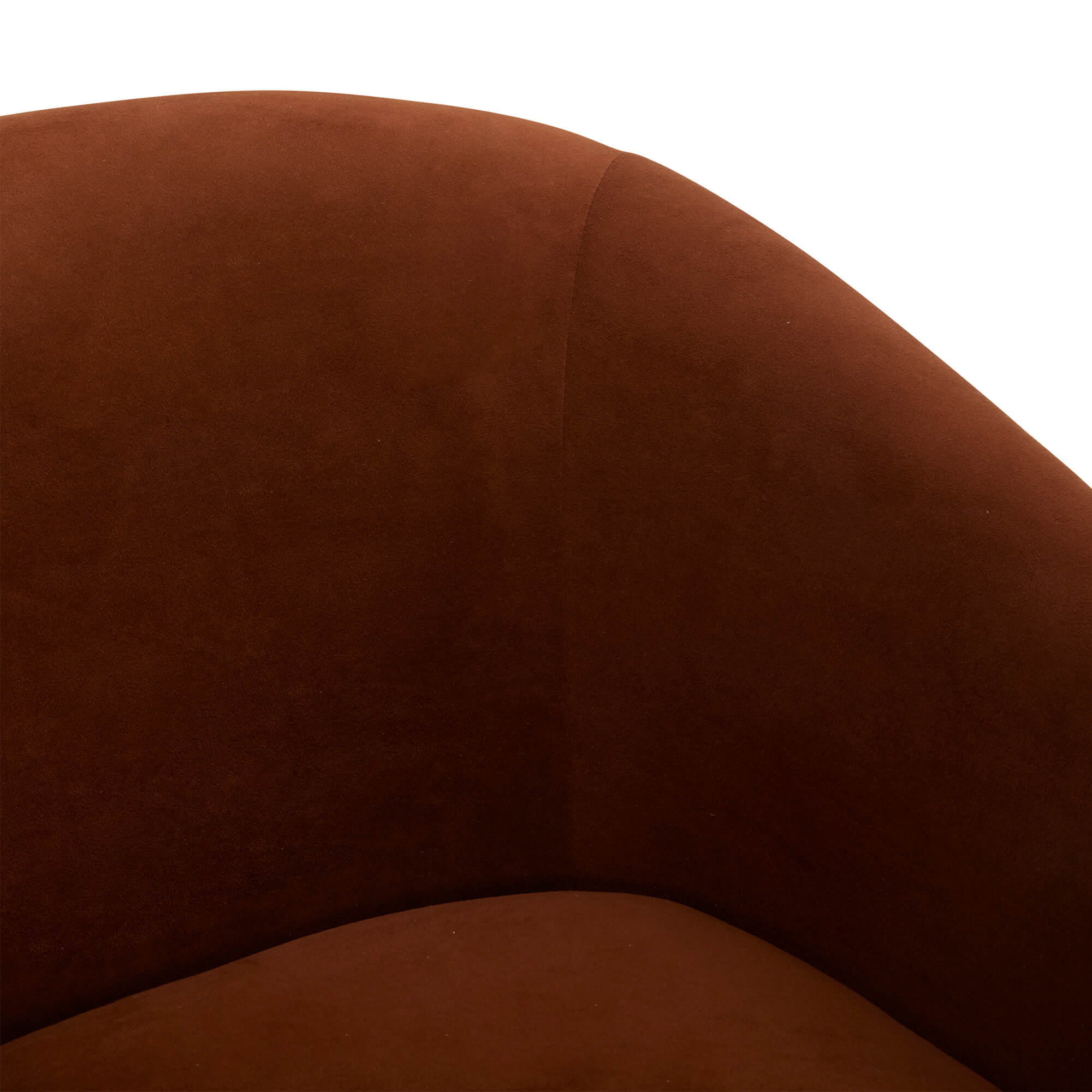CHITA LIVING-Wren Modern Swivel Accent Chair-Accent Chair-Velvet-Burnt Orange-