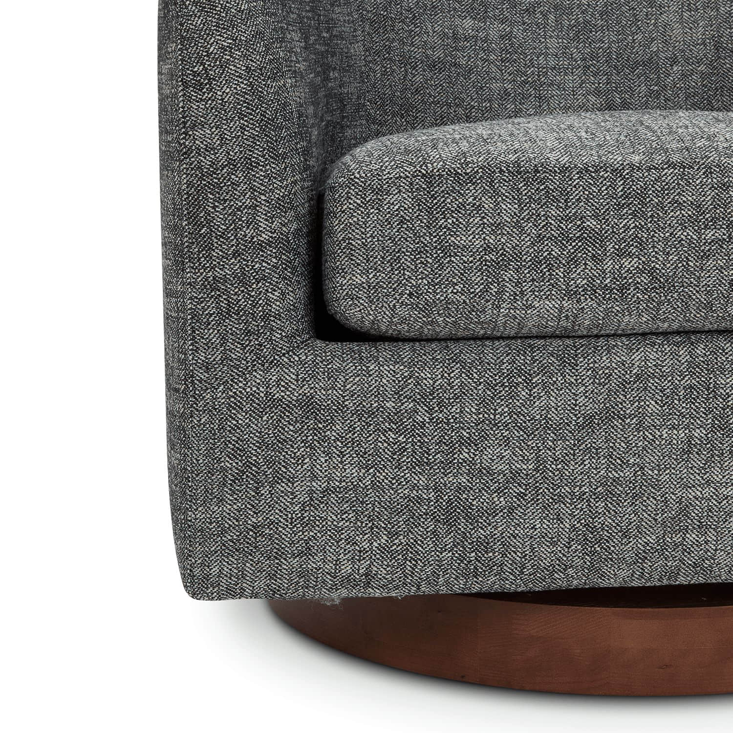 CHITA LIVING-Wren Modern Swivel Accent Chair-Accent Chair-Fabric-Dark Gray-