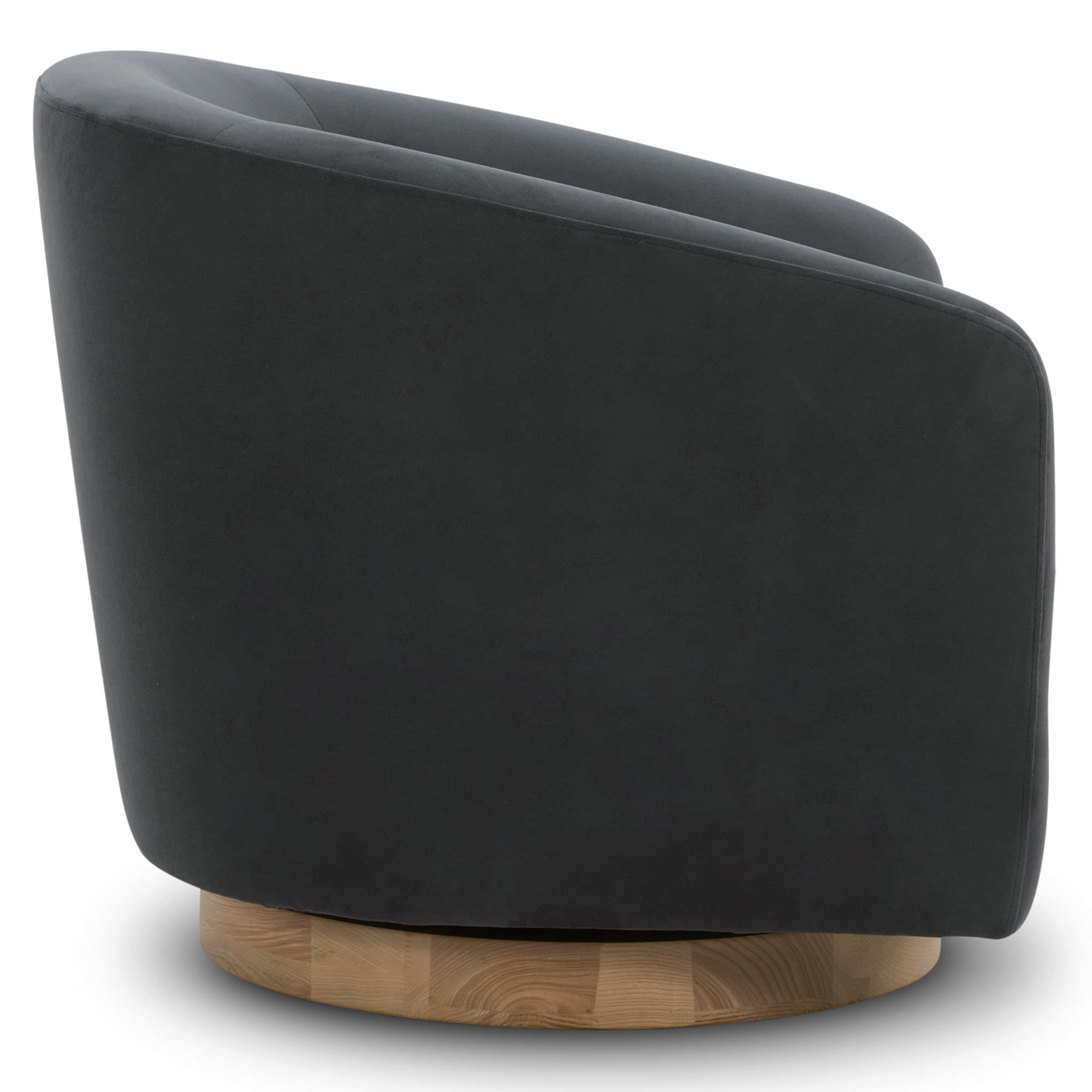 CHITA LIVING-Wren Modern Swivel Accent Chair-Accent Chair-Velvet-Gray-