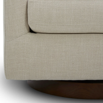 CHITA LIVING-Wren Swivel Accent Chair-Accent Chair-Fabric-Linen-