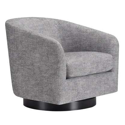 CHITA LIVING-Wren Swivel Accent Chair-Accent Chair-Fabric-Light Gray-