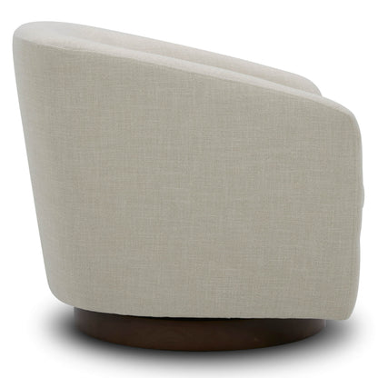 CHITA LIVING-Wren Swivel Accent Chair-Accent Chair-Fabric-Linen-