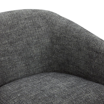 CHITA LIVING-Wren Swivel Accent Chair-Accent Chair-Fabric-Dark Gray-