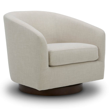 CHITA LIVING-Wren Swivel Accent Chair-Accent Chair-Fabric-Linen-