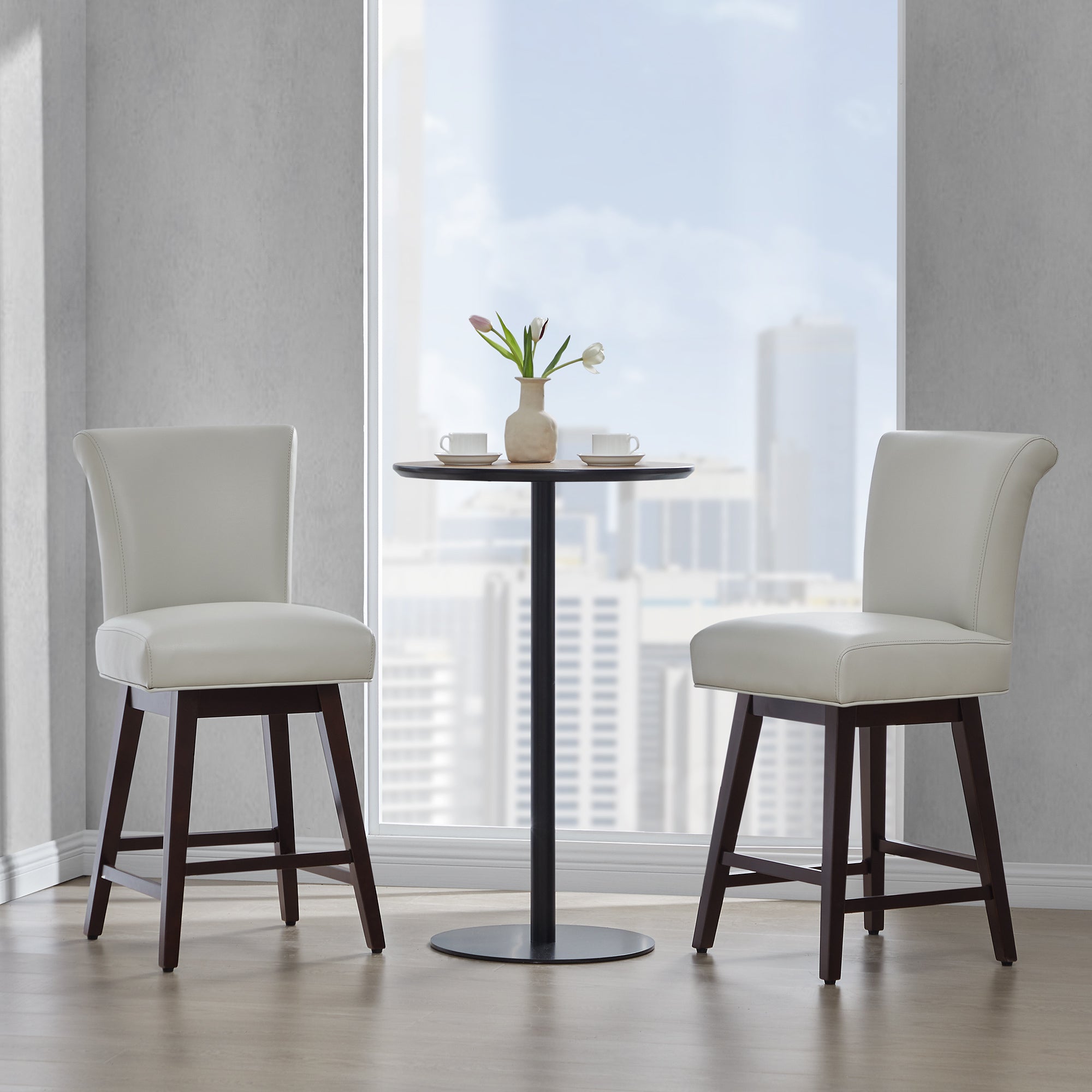 CHITA Alina Modern Swivel Barstool chitaliving CHITA LIVING