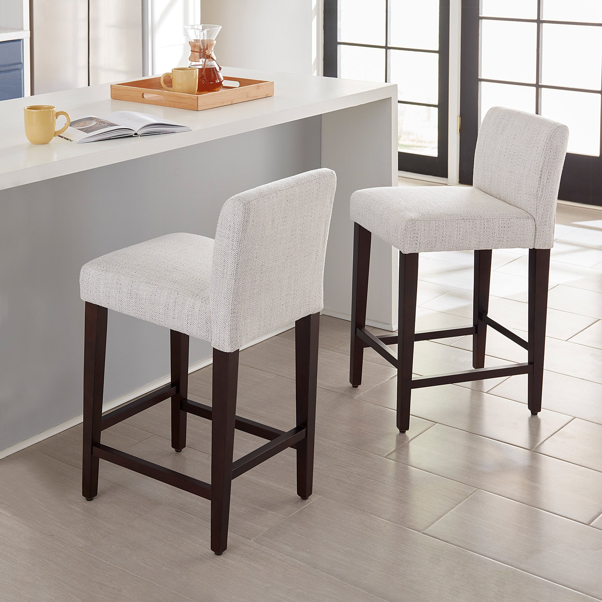 Bar stool chairs online white