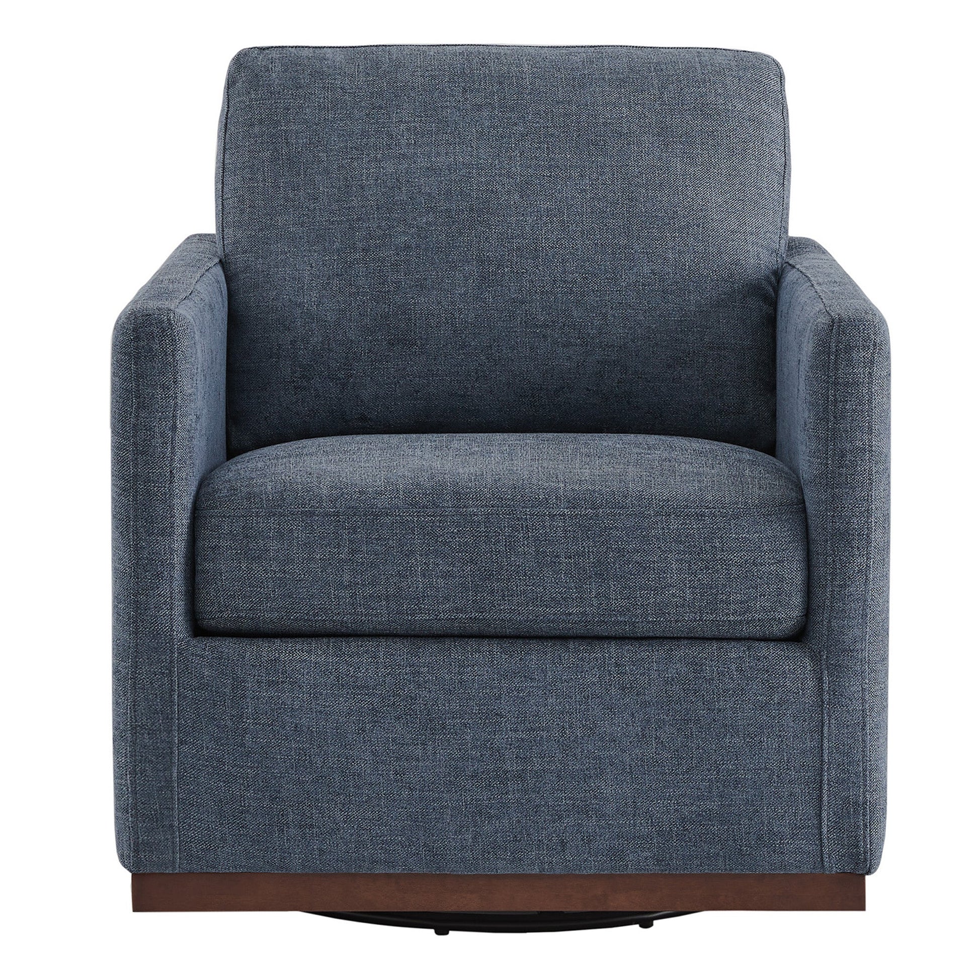 CHITA LIVING-Henry Swivel Accent Chair-Accent Chair-Fabric-Blue-