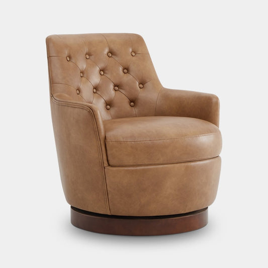 Lindy Tufted Swivel Accent Chair