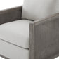 CHITA LIVING-Milly Classic Cane Swivel Armchair-Accent Chair-Gray-Gray-
