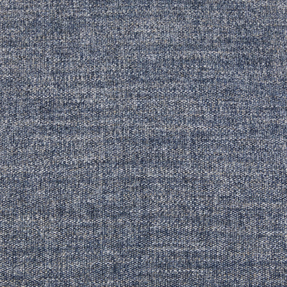 Close-up of dark denim upholstery texture for Skylar modern swivel accent chair - CHITA Living