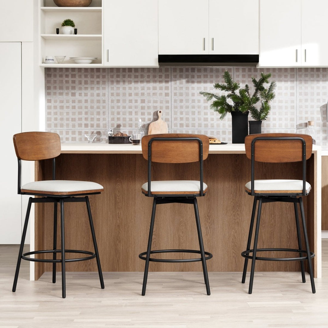 Swivel Bar & Counter Stools | Mid-Century Modern Style – CHITA LIVING