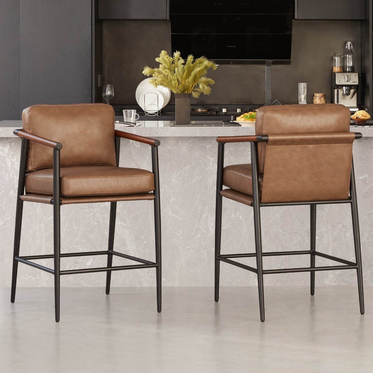 Charlotte Modern Counter Stool | Stylish & Comfortable – CHITA LIVING