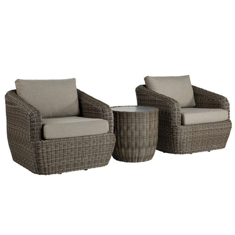 outdoor swivel chair set of 2