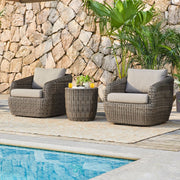 CHITA outdoor swivel chair