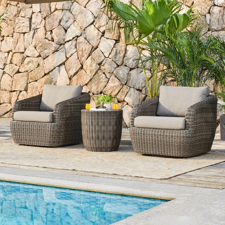 CHITA outdoor swivel chair