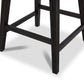 CHITA LIVING-Ava Swivel Counter Stool ( Set of 2 )-Counter Stools-Faux Leather-Cognac-