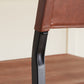 CHITA LIVING-Emmy Faux Leather Contemporary Counter Stool-Counter Stools-Set of 2-Black-