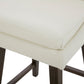CHITA LIVING-Lissa Swivel Counter Stool 26.8''-Counter Stools-Faux Leather-White-