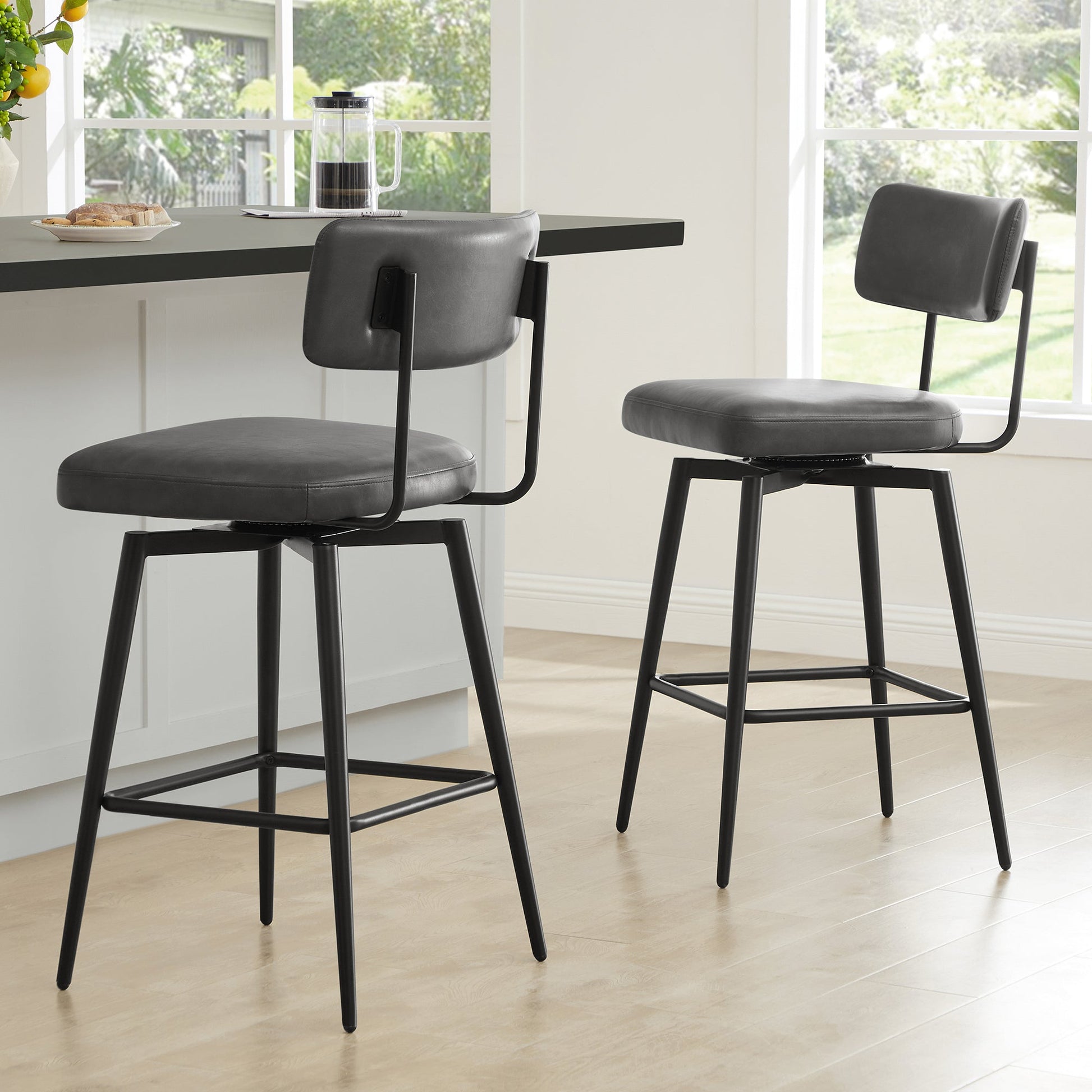 Lovy Swivel Counter Stool Set Comfortable Stylish – CHITA LIVING