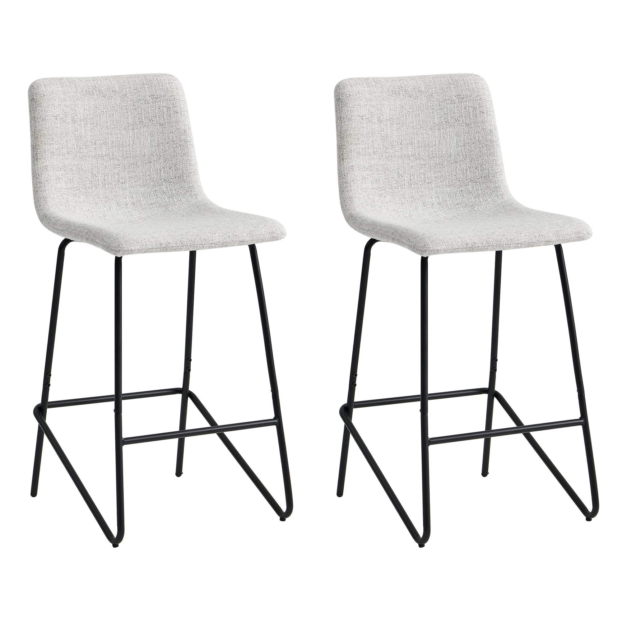 CHITA LIVING-Shiloh Counter Stool ( Set of 2)-Counter Stools-Fabric-White (Multi-colored)-