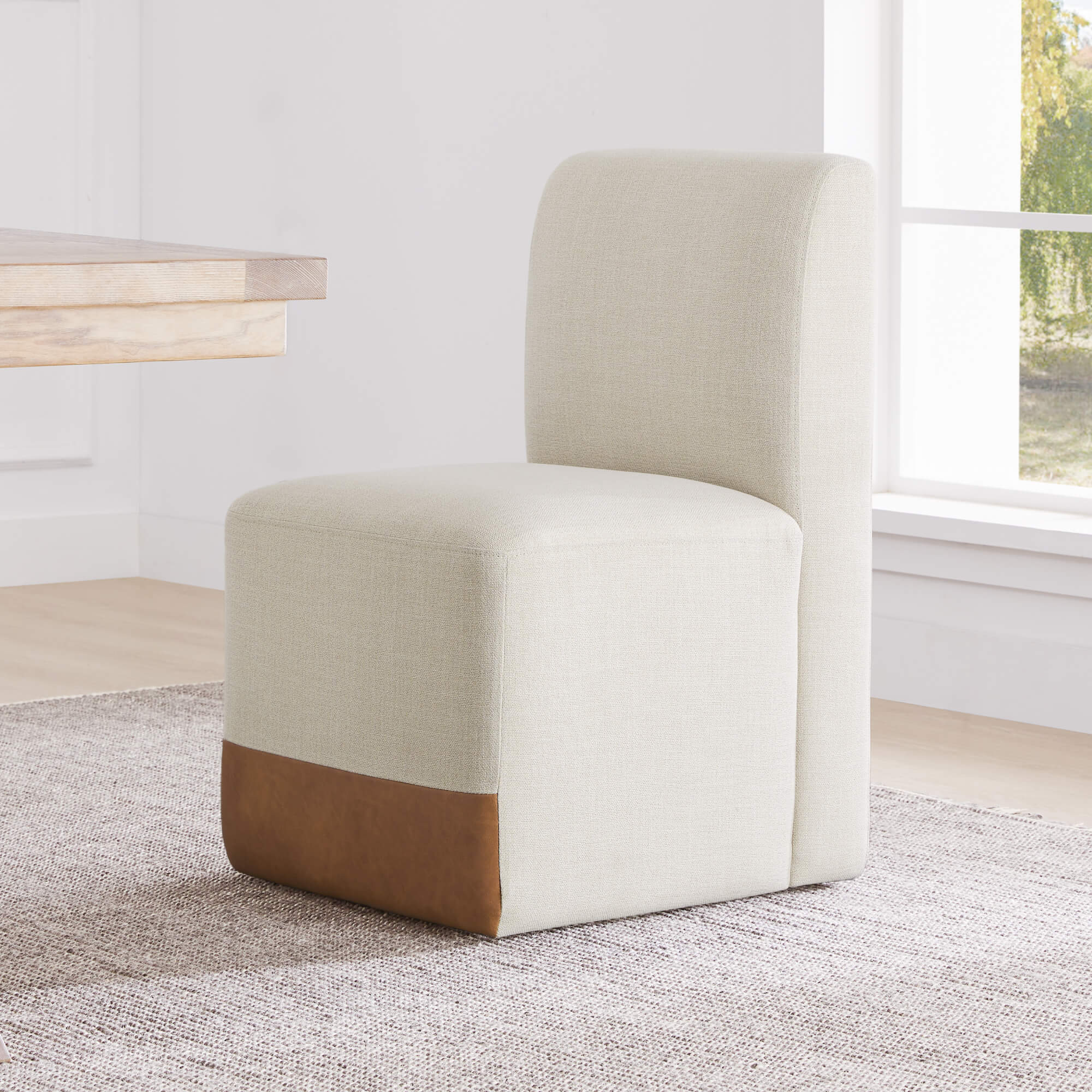 Performance fabric dining chair hot sale