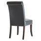 CHITA LIVING-Juniper Dining Chairs (Set of 2)-Dining Chairs-Faux Leather-Black-