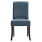 CHITA LIVING-Juniper Dining Chairs (Set of 2)-Dining Chairs-Faux Leather-Blue-