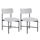 CHITA LIVING-Lovy Dining Chair (Set of 2)-Dining Chairs-Fabric-White (Multi-colored)-