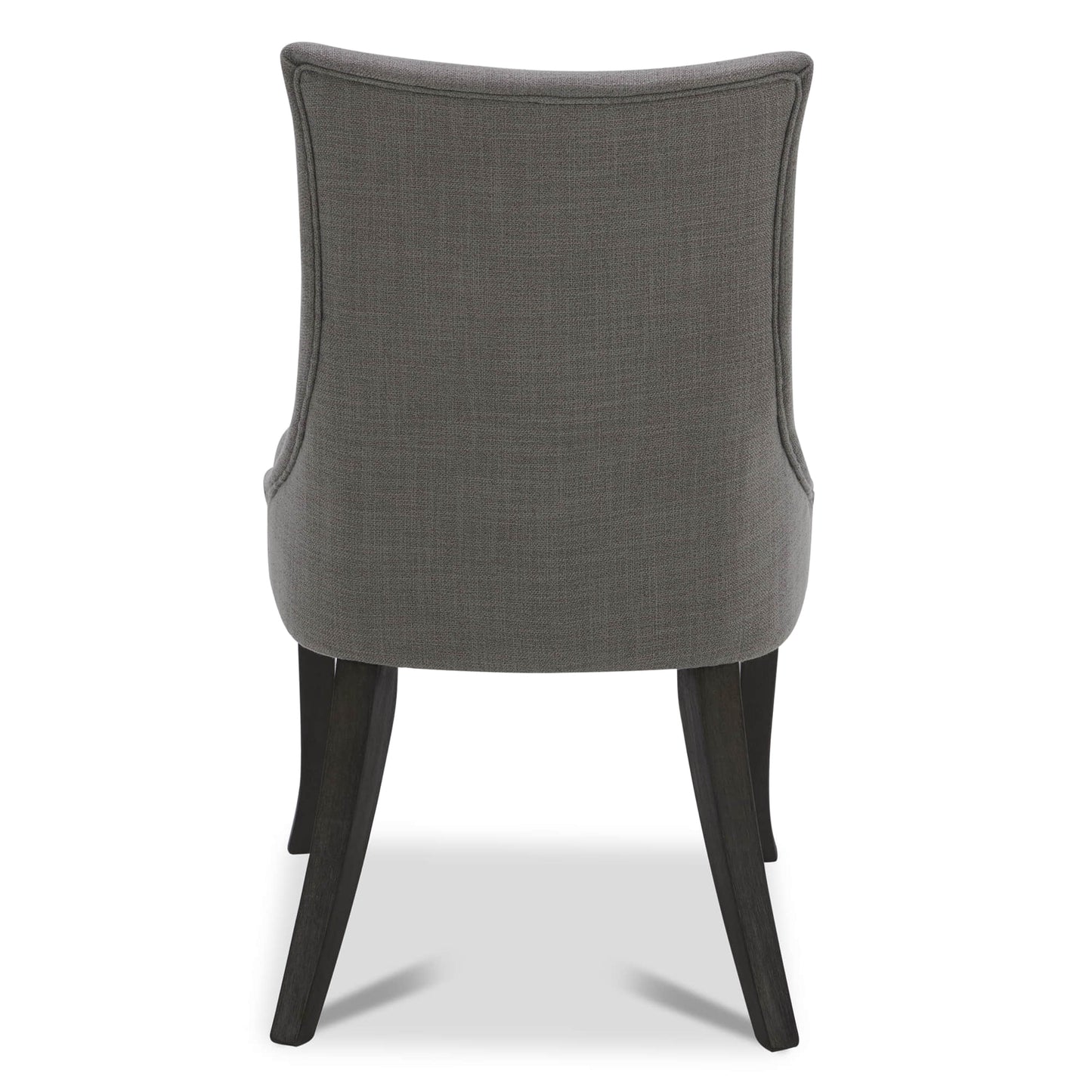 CHITA LIVING-Mia Romantic Dining Chair (Set of 2)-Dining Chairs-Performance Fabric-Flint Gray-