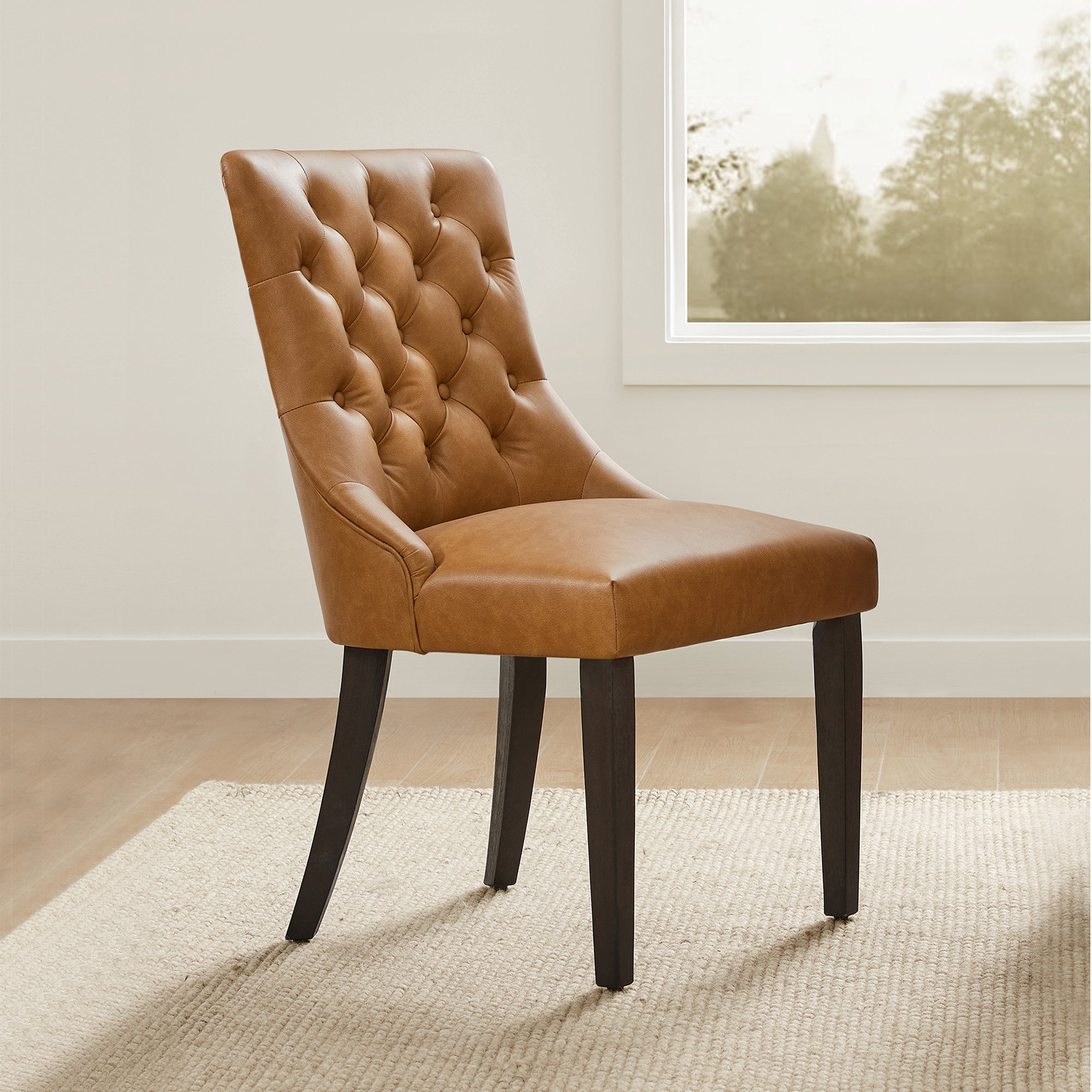 Morgan fabric side outlet chair