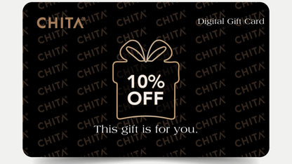 CHITA Living digital gift card with 10% off promotion - CHITA Living