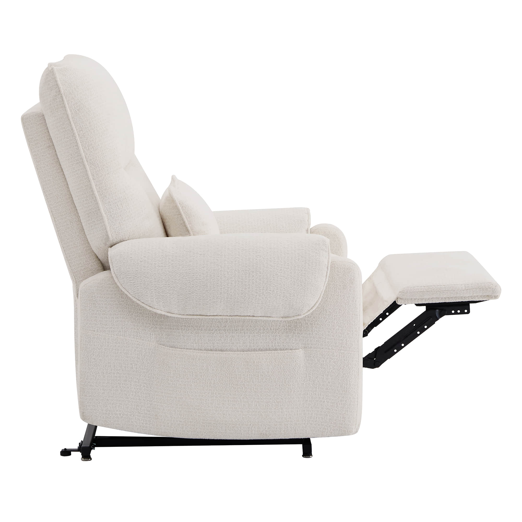 CHITA LIVING-Coro Power Lift Chair Recliner For Elderly-Lift Chair-Chenille Fabric-Cream-