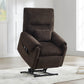 CHITA LIVING-Coro Power Lift Chair Recliner For Elderly-Lift Chair-Chenille Fabric-Dark Brown-