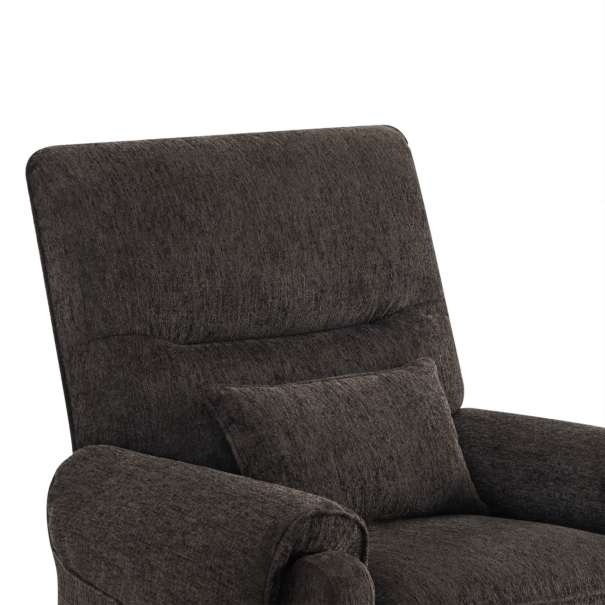 CHITA LIVING-Coro Power Lift Chair Recliner For Elderly-Lift Chair-Chenille Fabric-Dark Brown-