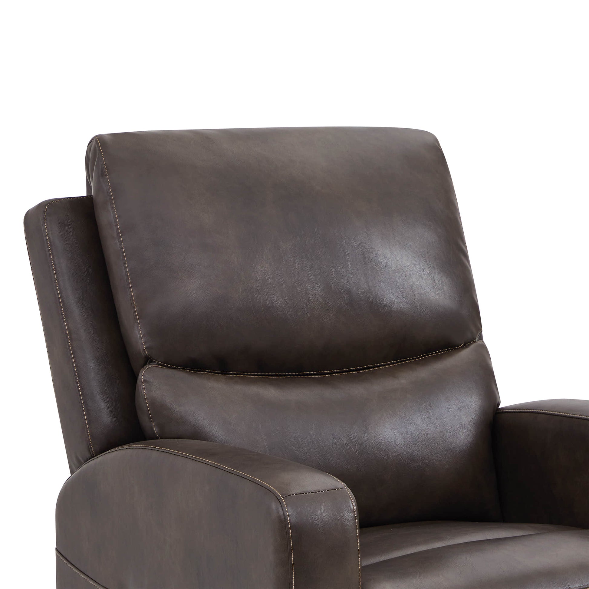 CHITA LIVING-Finley Power Lift Chair Recliner For Elderly-Lift Chair-Faux Leather-Chocolate-